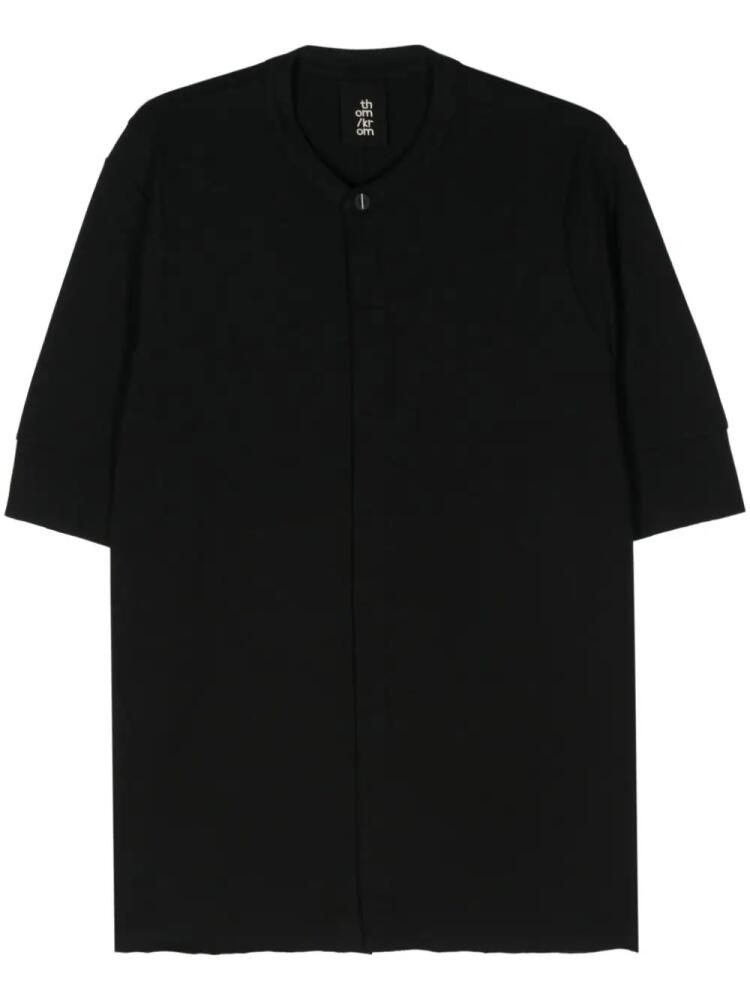 Thom Krom panelled jersey T-shirt - Black Cover