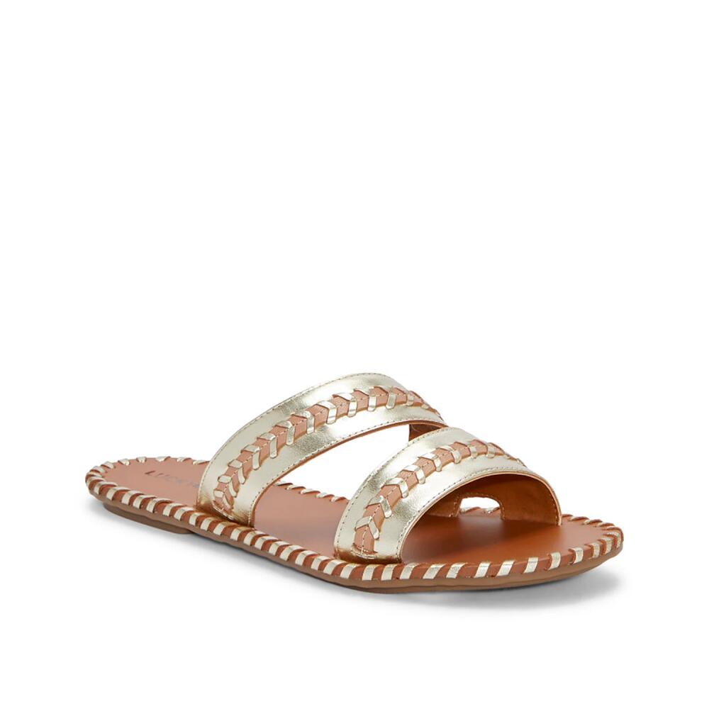 Lucky Brand Zanora Sandal | Women's | Gold Metallic Cover