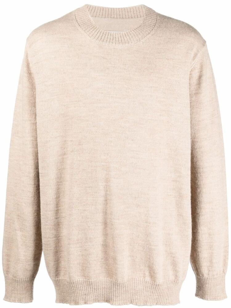 Maison Margiela crew-neck alpaca-blend jumper - Neutrals Cover