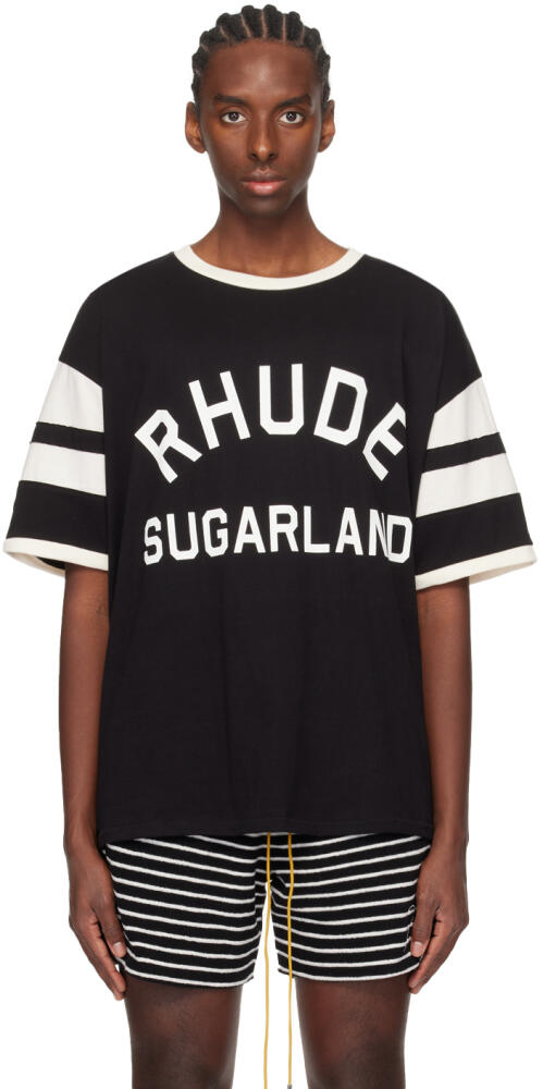 Rhude Black 'Sugarland' T-Shirt Cover