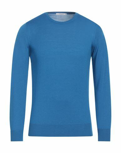 Kangra Man Sweater Light blue Merino Wool Cover