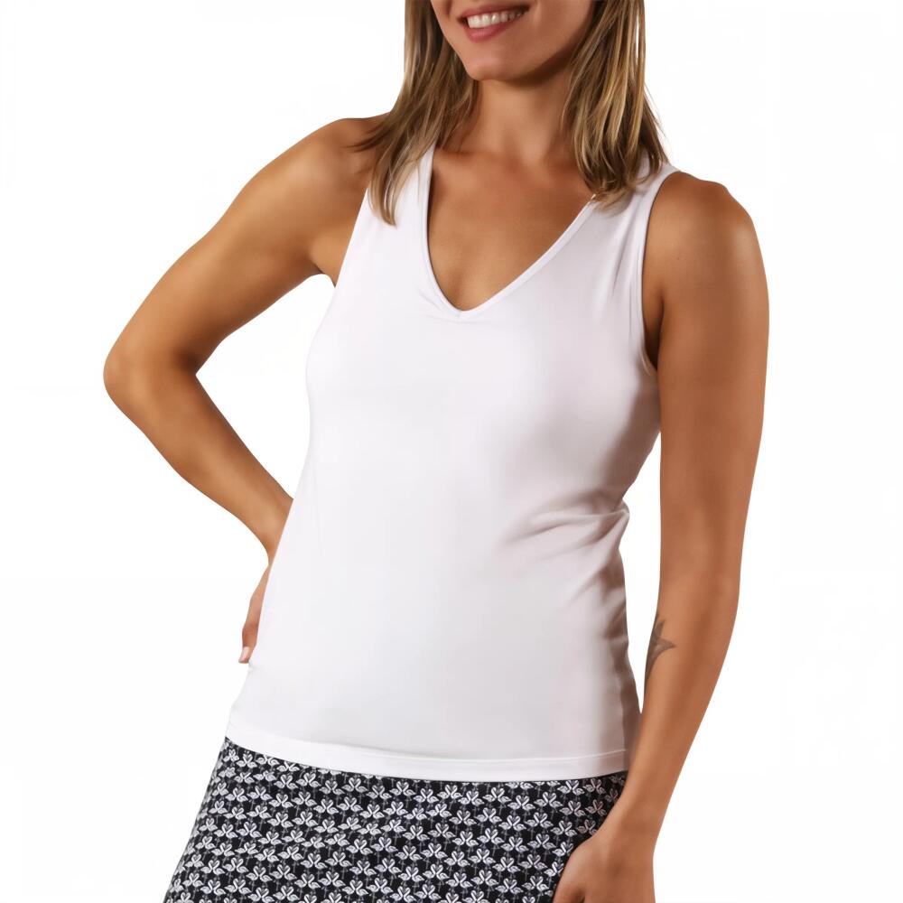 UV Skinz Everyday Shelf Bra Tank in White Cover