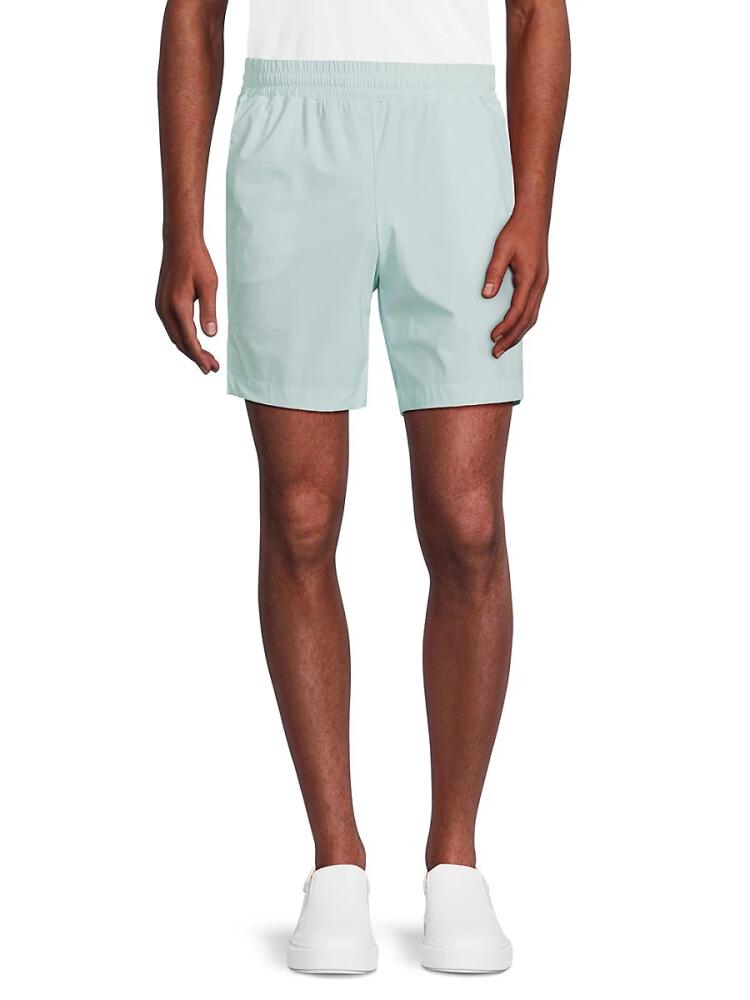 Tahari Men's Solid Shorts - Light Blue Cover