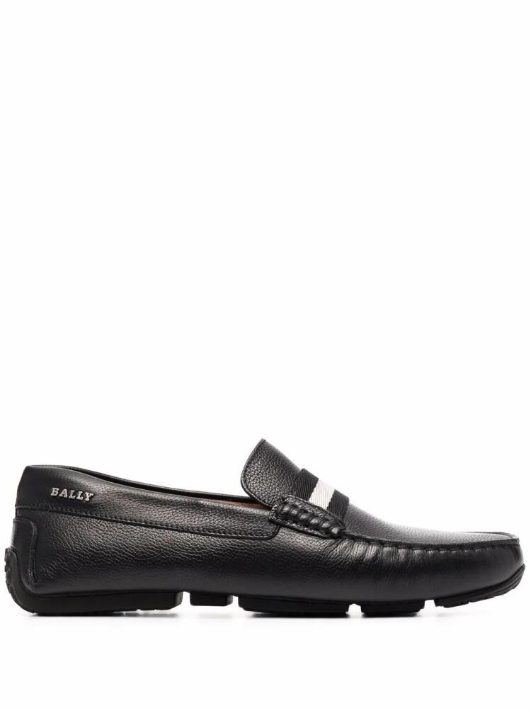 Bally crossover-strap detail loafers - Black Cover