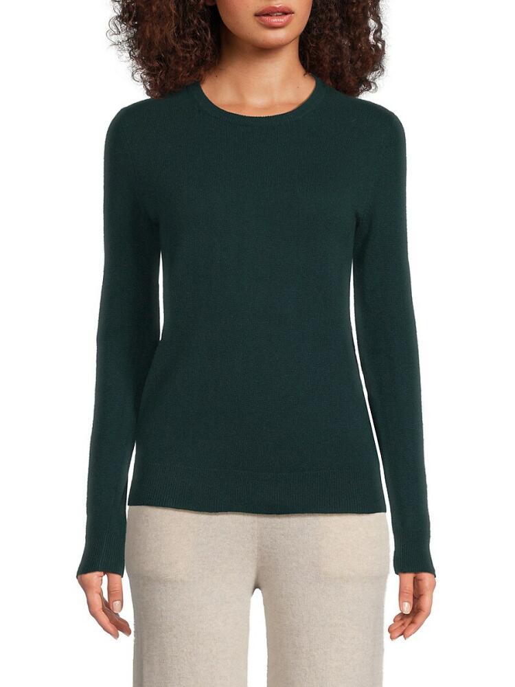 Amicale Women's Cashmere Top - Green Cover