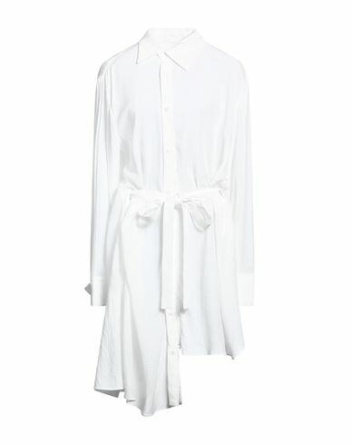 Yohji Yamamoto Woman Mini dress White Rayon Cover