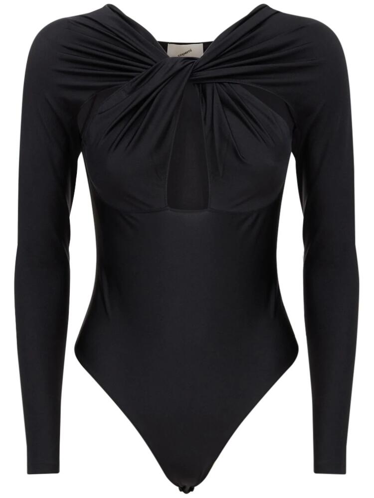 COPERNI Cut Out Stretch Jersey Bodysuit Cover