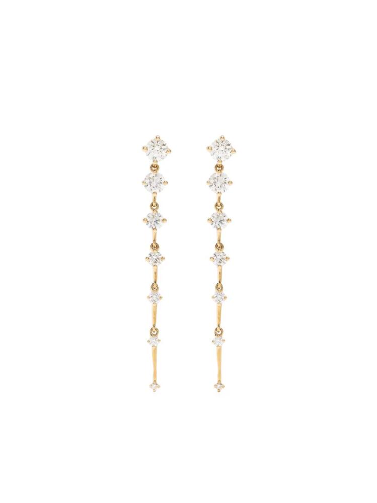 Fernando Jorge 18kt yellow gold Sequence diamond drop earrings Cover