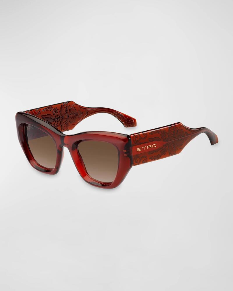 Etro Patterned Plastic Cat-Eye Sunglasses Cover