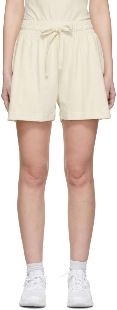 HALFBOY Off-White Terry Shorts Cover