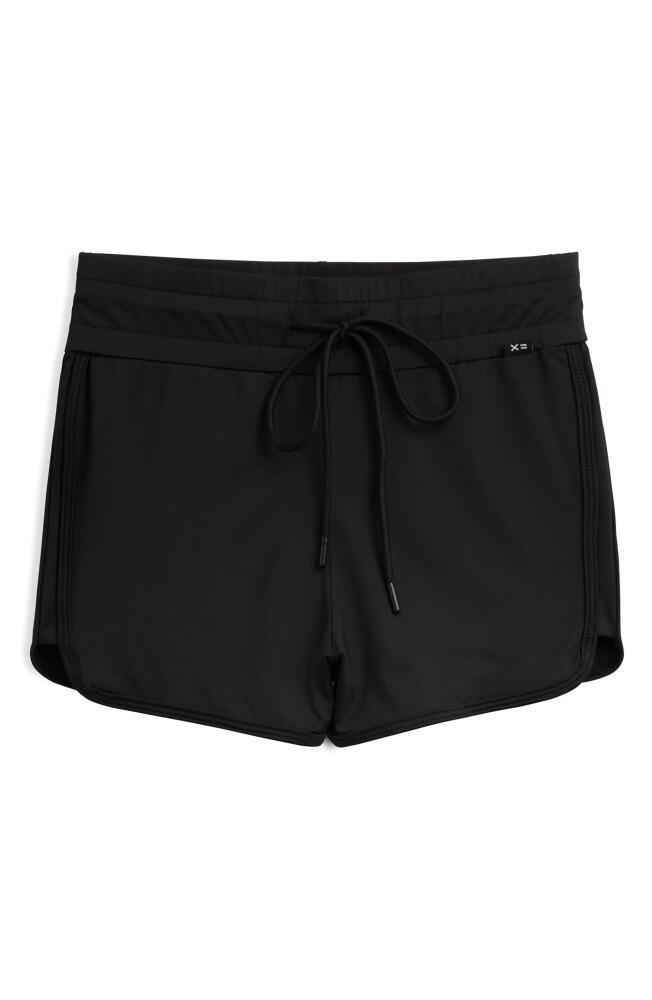 TomboyX High Waist Swim Shorts in Black Cover