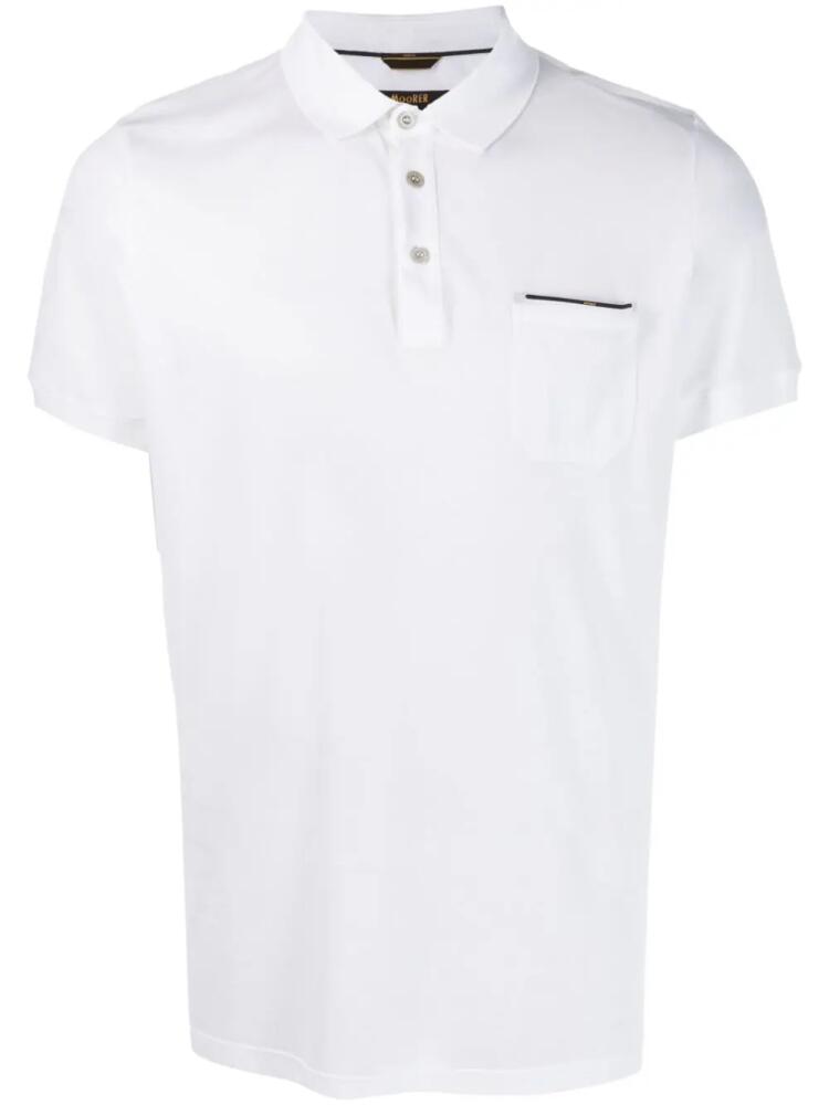 Moorer Peschici-JTP cotton polo shirt - White Cover