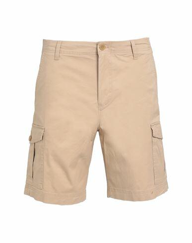 Selected Homme Man Shorts & Bermuda Shorts Sand Organic cotton, Cotton, Elastane Cover