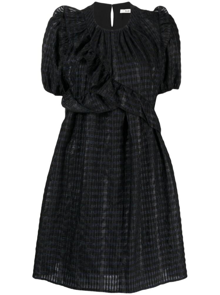 b+ab ruffle-trim dress - Black Cover