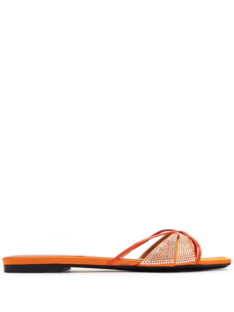 D'ACCORI embellished flat sandals - Orange Cover