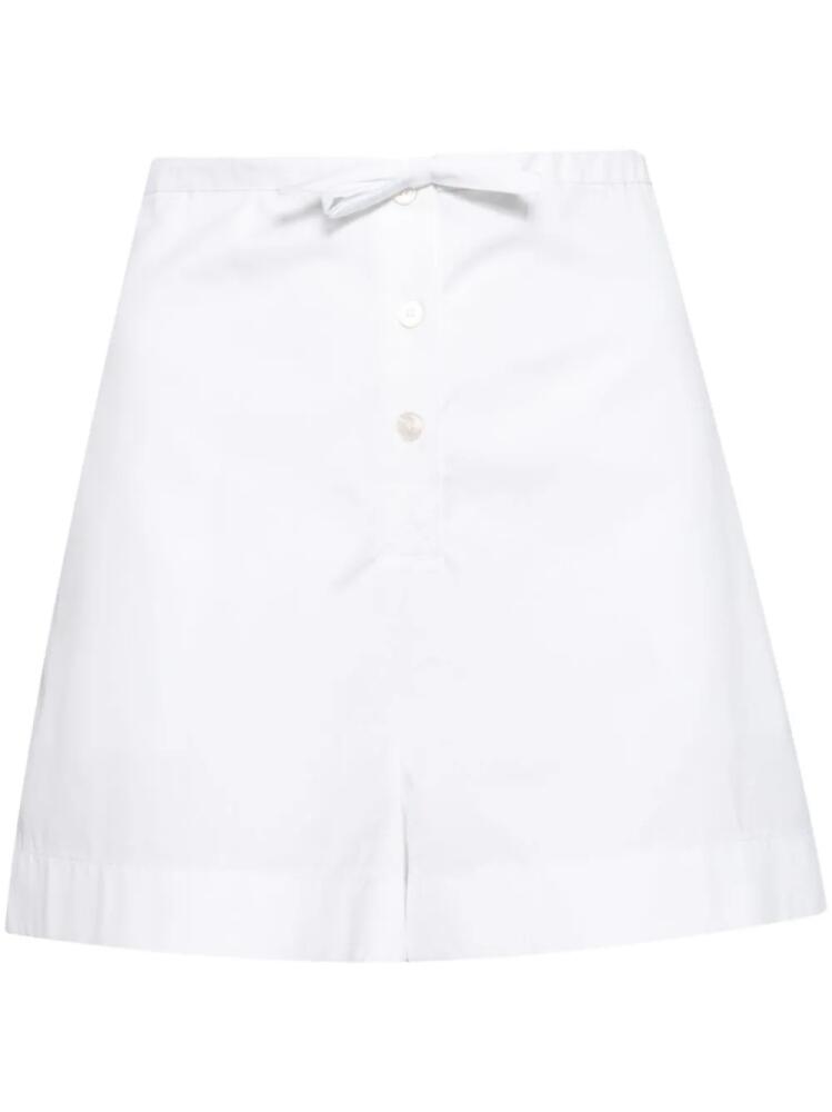 Fabiana Filippi cotton Bermuda short - White Cover