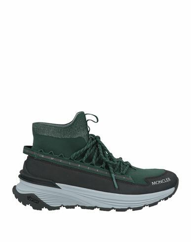 Moncler Man Sneakers Dark green Textile fibers Cover