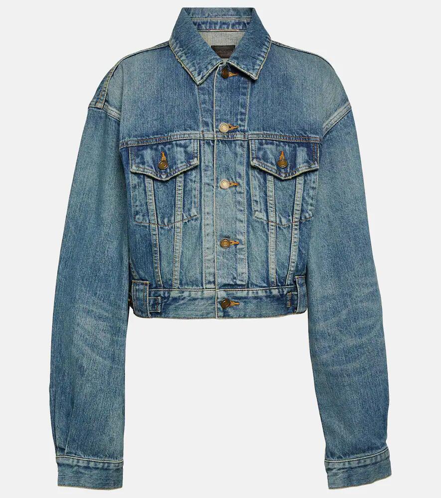 Saint Laurent 80's cropped denim jacket Cover