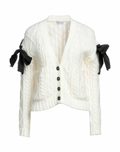 Red Valentino Woman Cardigan Ivory Acrylic, Polyamide, Mohair wool, Polyester, Acetate Cover