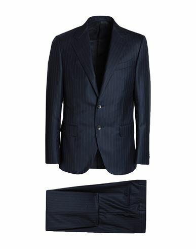 Caruso Man Suit Midnight blue Wool Cover