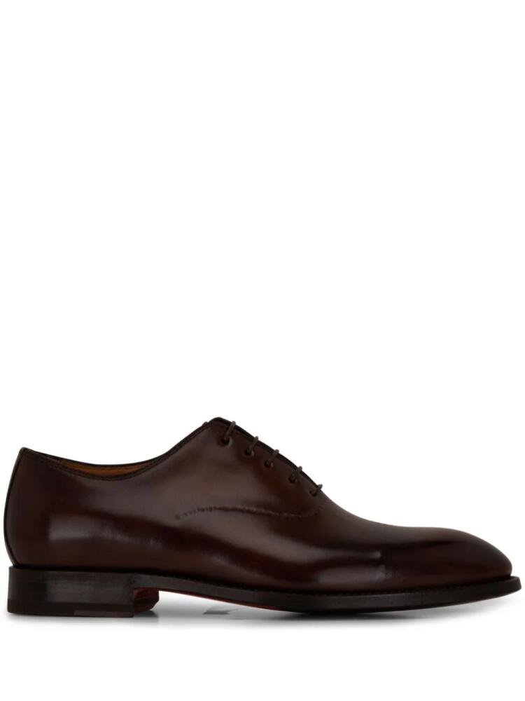 Bontoni Vittorio leather Oxford shoes - Brown Cover