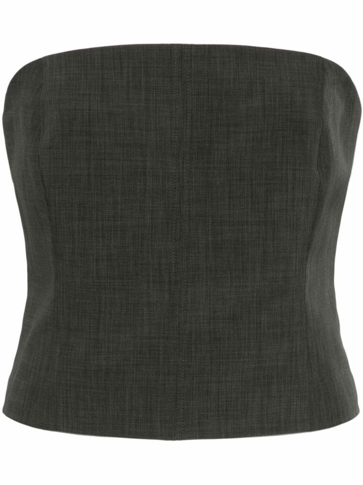 HERSKIND Cosima bandeau-style top - Grey Cover