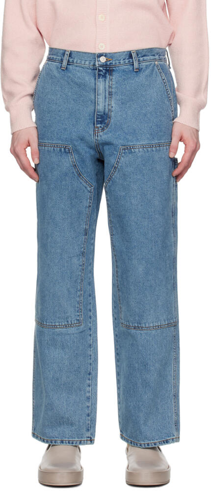 Dunst Blue Patched Jeans Cover