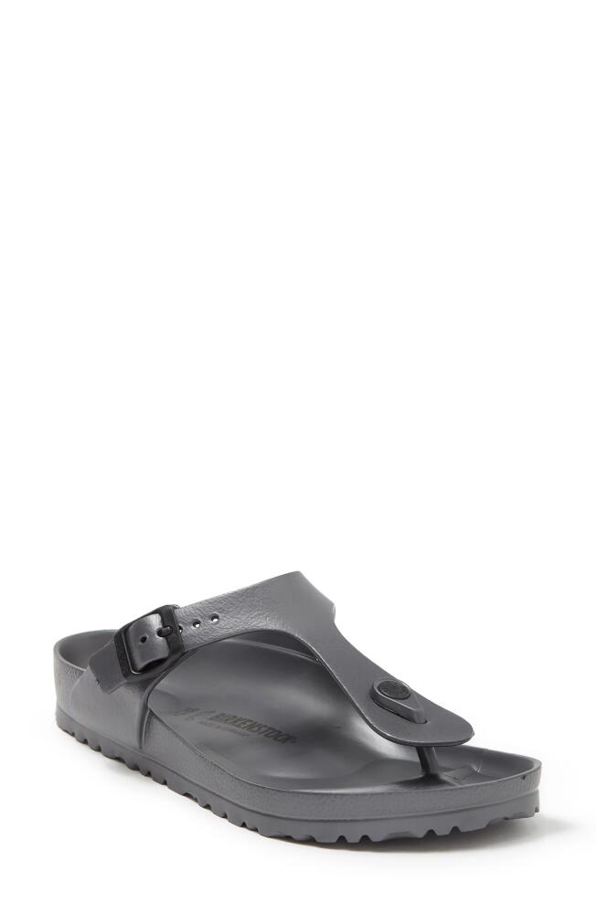 Birkenstock Essentials - Gizeh Flip Flop in Metallic Anthracite Cover