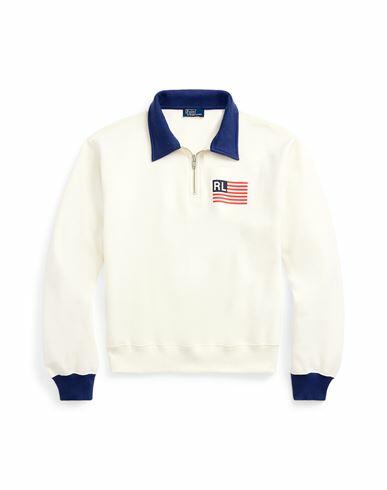 Polo Ralph Lauren Woman Sweatshirt Off white Cotton, Polyester Cover