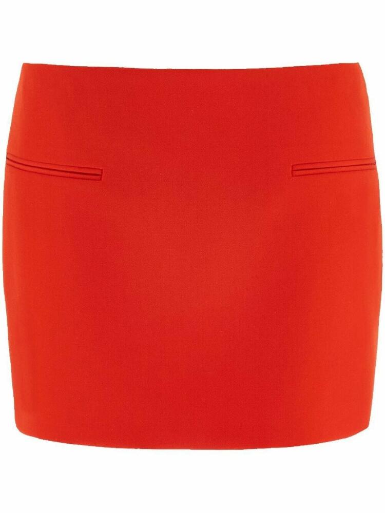 Ferragamo front welt-pocket mini skirt - Red Cover