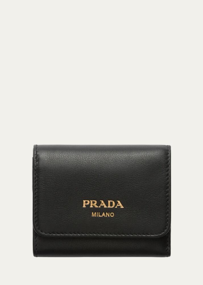 Prada Leather Compact Wallet Cover