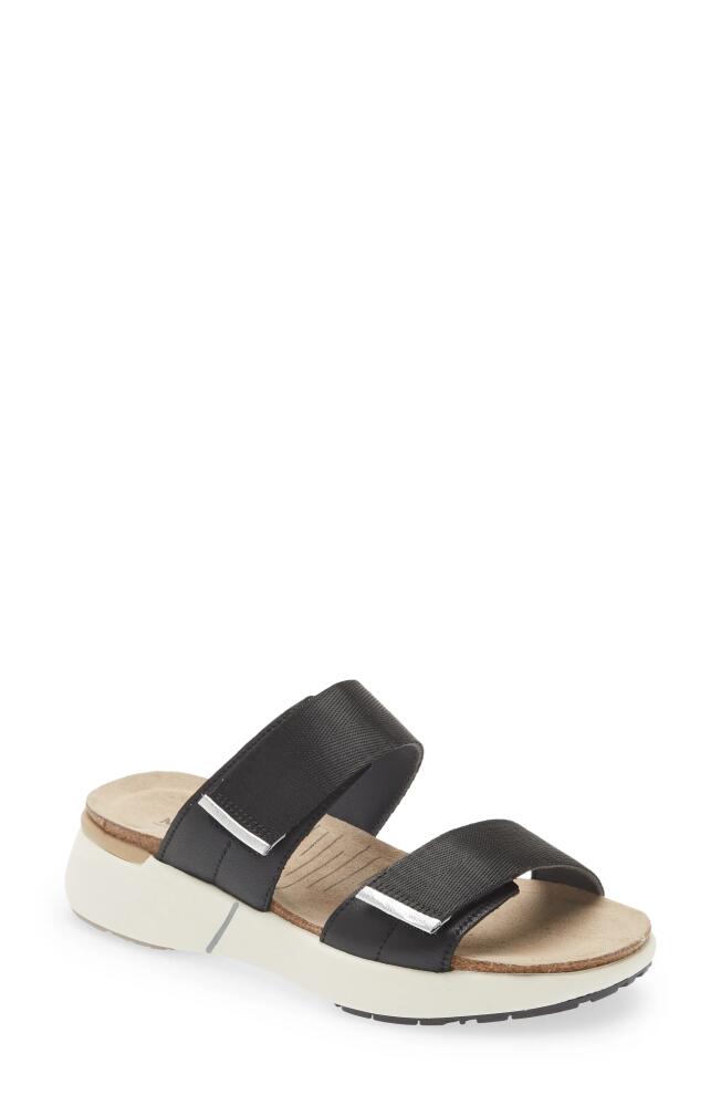 Naot Calliope Slide Sandal in Black Cover