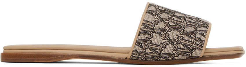 Max Mara Beige Jacquard Sandals Cover