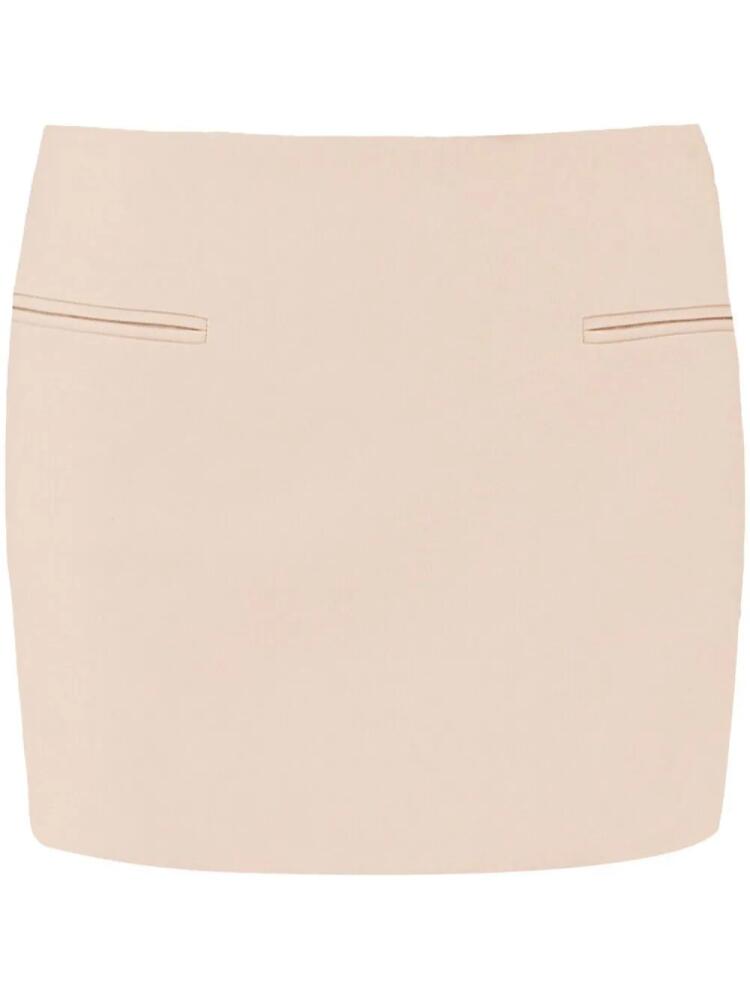 Ferragamo straight mini skirt - Neutrals Cover