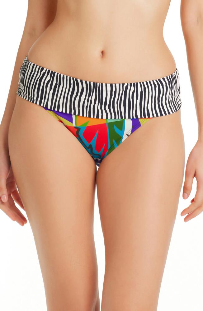 Rod Beattie Mix Fold Over Bikini Bottoms in Multi Colored Cover