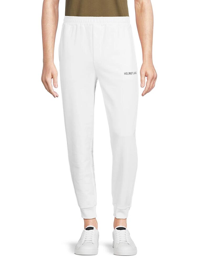 Helmut Lang Men's Logo Joggers - White Cover