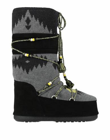 Alanui X Moon Boot Man Boot Black Textile fibers Cover