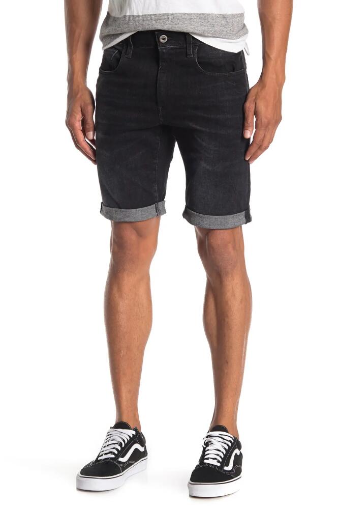 G-Star RAW Elto Slim Cuffed Denim Shorts in Medium Aged Grey Cover