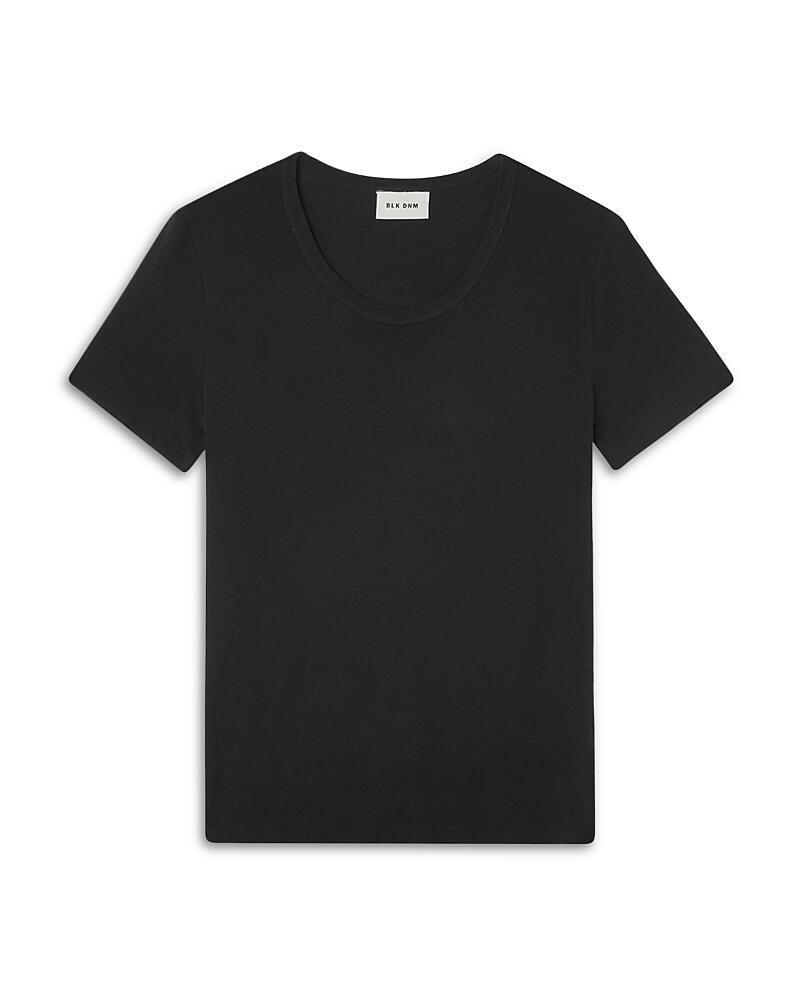 Blk Dnm Slim Fit Scoop Neck Tee Cover