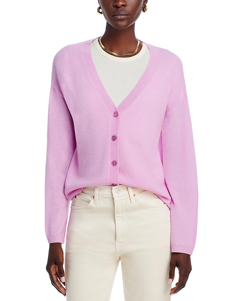 C by Bloomingdale's Cashmere Cashmere V Neck Cardigan - Exclusive Cover