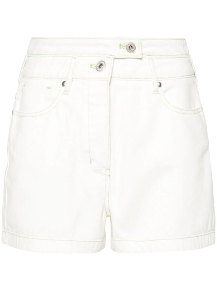 Sonia Rykiel high-rise denim shorts - White Cover