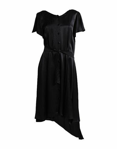 Vetements Woman Midi dress Black Viscose, Acetate Cover