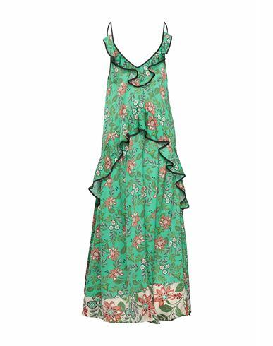 Emma & Gaia Woman Maxi dress Green Polyester Cover