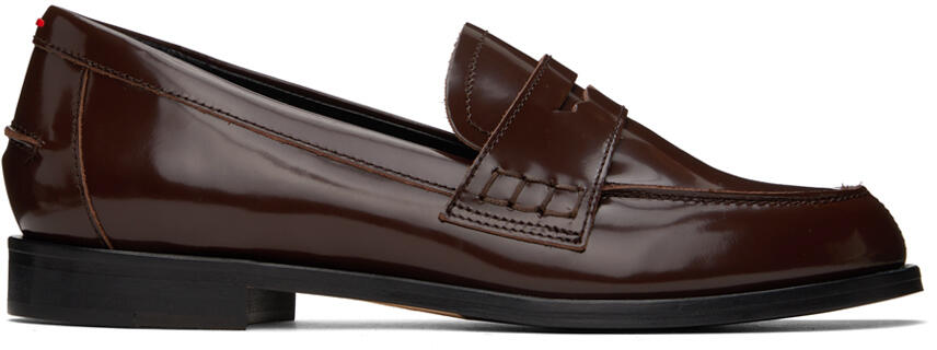 Aeyde Brown Oscar Loafers Cover