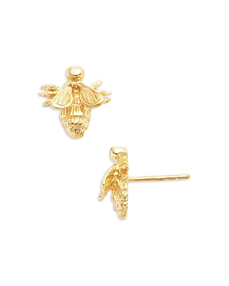 Jennifer Zeuner Joan Bee Stud Earrings in 18K Gold Plated Sterling Silver Cover