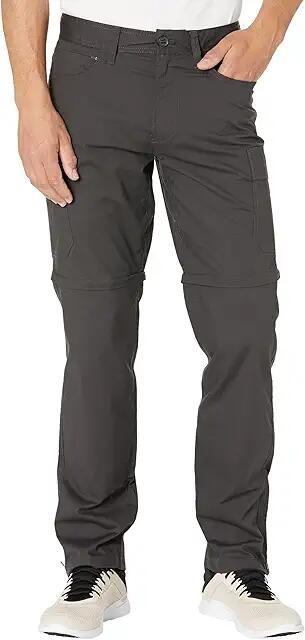 Prana Double Peak Convertible Pants (Charcoal) Men's Casual Pants Cover