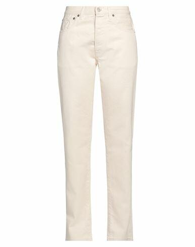 Fortela Woman Jeans Ivory Cotton Cover