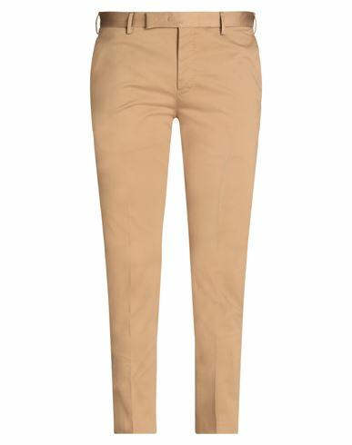 Pt Torino Man Pants Light brown Cotton, Elastane Cover