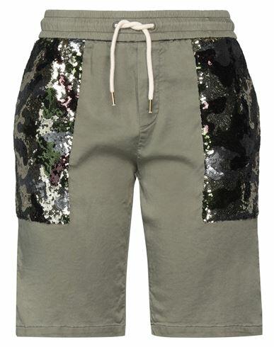 Mason's Woman Shorts & Bermuda Shorts Military green Lyocell, Cotton, Elastane Cover