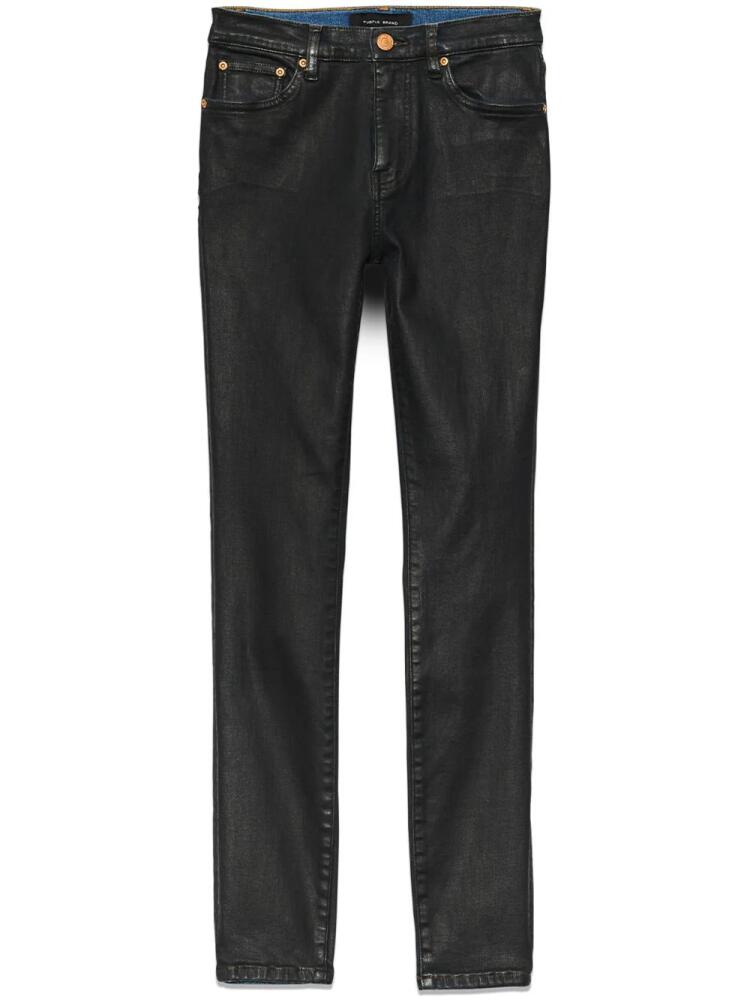 Purple Brand P001 mid-rise straight-leg jeans - Black Cover